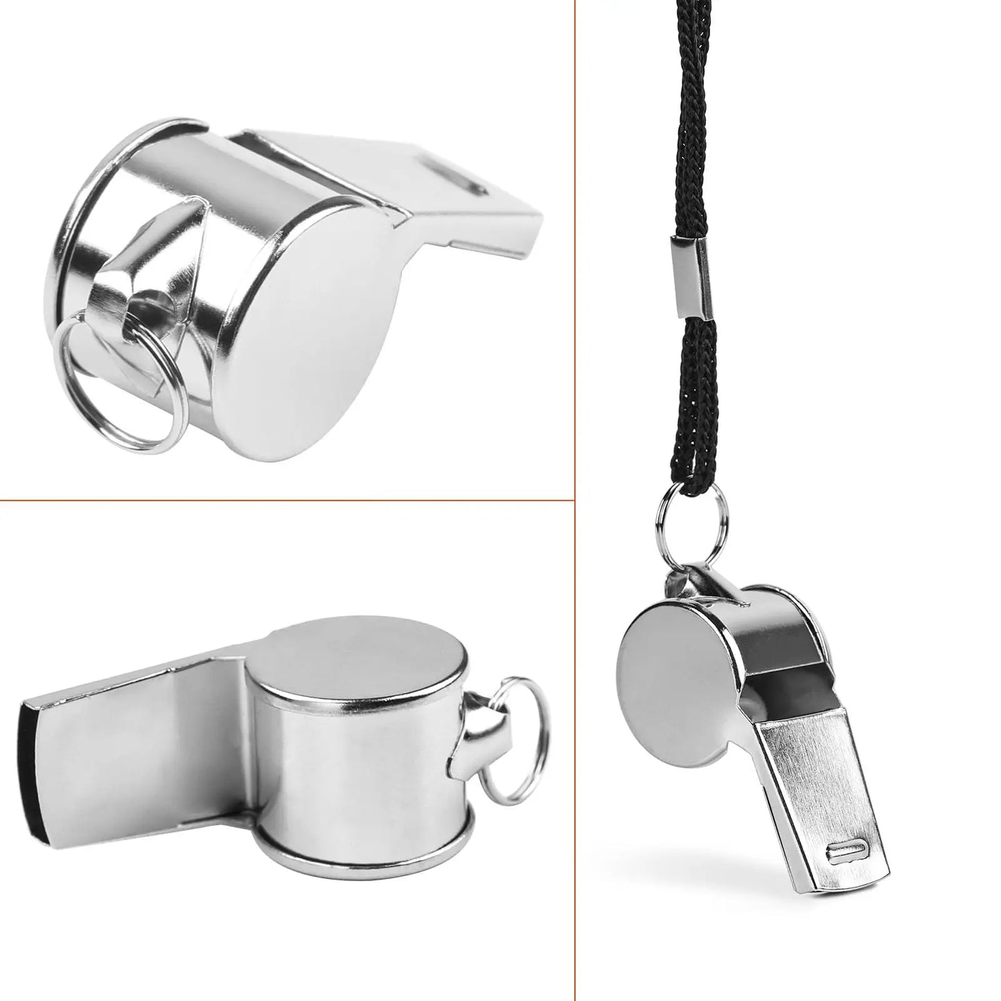 Steel Football Whistle