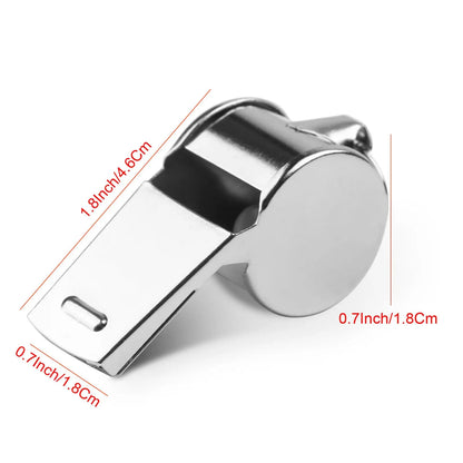 Steel Football Whistle